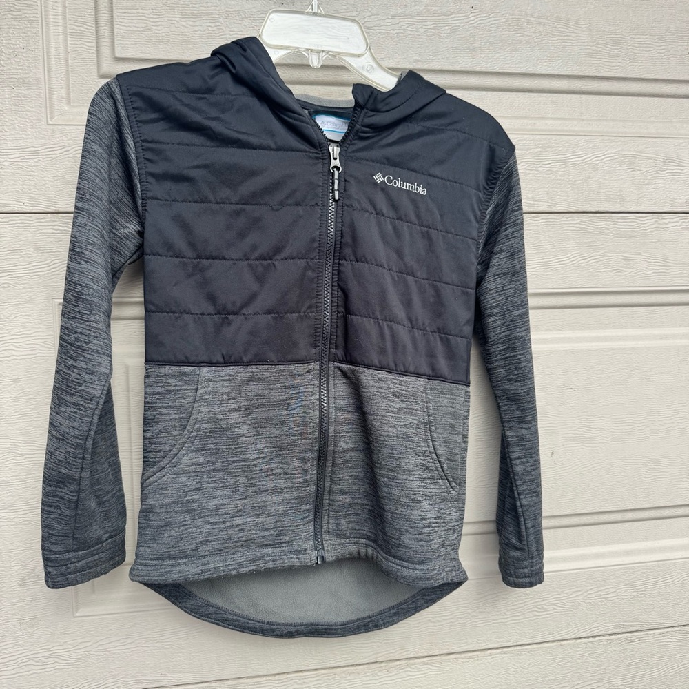 Columbia Kids Gray Hooded Shirt